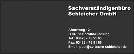 Sachverständigenbüro Schleicher GmbH
